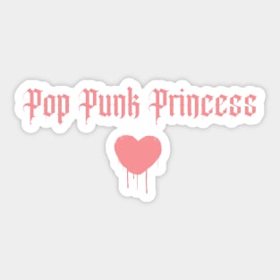 Pop Punk Princess Heart Sticker